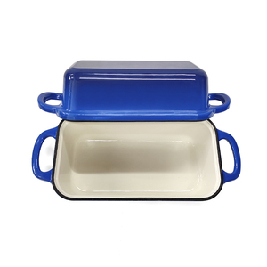 Molde para Pan de <span class=keywords><strong>Hierro</strong></span> <span class=keywords><strong>Fundido</strong></span> <span class=keywords><strong>Esmaltado</strong></span> con Doble Asa, Ideal para Hornear en Casa y Pan Casero - Product Image 1