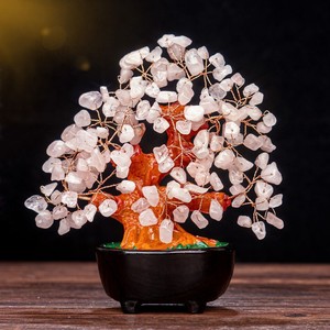 Árbol de Cristales Naturales, Piedras Preciosas Curativas, Artesanías de Piedras Semipreciosas, Árbol de Cristales - Product Image 1