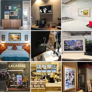 3840*2160 Dijital Fotoğraf Çerçevesi Çift Wifi Elektronik Video Çerçevesi CMS Akıllı Android Dijital Fotoğraf Çerçevesi 32/43/49/55'' Müze İçin - Product Image 6