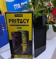 Film de protection d'écran anti-espion pour iPhone 17 AIR 13 14 15 16 Pro Max, verre trempé de confidentialité anti-statique pour mobile