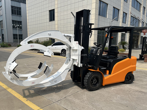 Montacargas para Manipulación de Rollos de Papel con Pinza Giratoria, Eléctrico, para Trabajo en Pie, de Alta Eficiencia para Almacenes, con Certificación CE y en Stock - Product Image 6