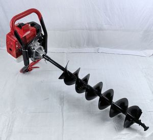 62cc <b>Auger</b> <b>Post</b> Hole Digger Gas Powered Earth Digger with 4 <b>Auger</b> Drill Bits(6 & 8 & 10 &12) for Farmland Garden and Plant - Product Image 4