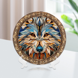 Thiết kế mới chất lượng cao tinh tế đẹp đa dạng mô hình động vật yếu tố nhựa đĩa nghệ thuật thủ công mỹ nghệ tấm đồ trang trí nhà - Product Image 6