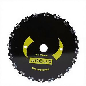 Tête de faucheuse à disque à chaîne, 20 dents, lame dentée à chaîne de 9 pouces, accessoires pour têtes de faucheuse - Product Image 1