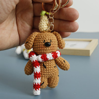 Crochet fait main pour les tortues adolescentes ensemble de porte-clés en peluche accessoires de personnage de dessin animé mignon pour clés de sacs