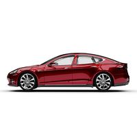 KING MARTIN Film de protection de peinture sans DMF, autocollants pour carrosserie automobile, adapté aux voitures, rouge cerise métallique liquide, TPU couleur PPF
