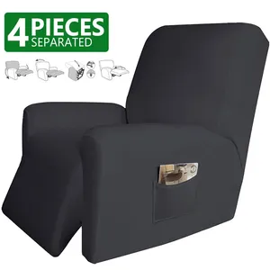 Housses extensibles pour canapé d'angle, en Spandex, 24 pièces, couverture Flexible et élastique pour fauteuil et fauteuil