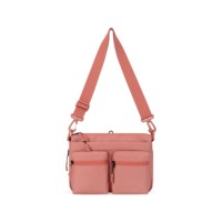 Sac à bandoulière élégant en nylon léger pour femmes, idéal pour le bureau, le shopping, le sport, extensible, personnalisable avec logo OEM