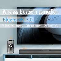 Subwoofer, TV ve PC ses yükseltme, BS-18E kanal, Aux/USB/optik/koaksiyel/RCA girişleri ile 2.1 yatay ses çubuğu
