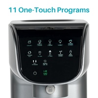 Machine à glaces électrique automatique 11-en-1 pour la maison, avec logo personnalisé, format familial, pour boissons glacées et gelato maison, 3 coupes mélangeuses