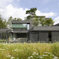 Maison modulaire flexible à 2 étages, 3 chambres, 3 salles de bain, résidence préfabriquée moderne, duplex, villa de luxe prête à l'emploi