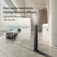 Diffuseur de parfum HVAC direct usine, grande surface, en aluminium, machine électrique d'aromathérapie, pulvérisation automatique, CE FCC, pour showroom automobile, centre commercial
