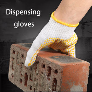 Düşük fiyat pamuk emek koruma endüstriyel inşaat iş eldivenleri - Product Image 6