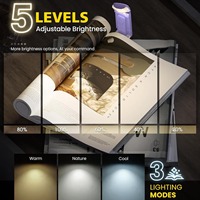 Senya-Pro Intérieur Led Signet Lecture Lampe De Table Moderne Bureau Clip sur Pliant Usb Rechargeable Livre Veilleuse