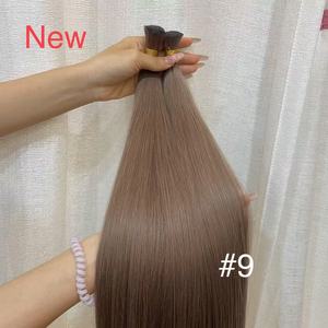 Bán Buôn 100% Brazil Remy Tự Nhiên Thẳng Tóc Vàng Phần Mở Rộng Đôi Rút Ra Chưa Qua Chế Biến Trinh Nữ Cabello Humano - Product Image 5