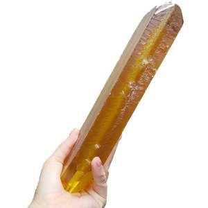 Matériel jaune non coupé rugueux de cristal de quartz de Hydrotermal de pierre gemme synthétique Offre Spéciale - Product Image 5