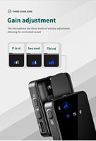 Microphone Lavalier Sans Fil Pro 2.4G à Latence Ultra-Faible avec Réduction de Bruit IA pour Streaming en Direct, YouTube et Vlogging