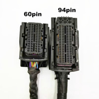 Connecteur de carte électronique ECU/EDC17/16 94 broches avec câblage complet ou 60 broches avec câblage complet, faisceau de câbles pour connecteur de carte électronique