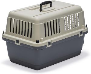 Boîte de transport en plastique <span class=keywords><strong>Karlie</strong></span> pour chats et chiens - Design extérieur écologique et tendance, conforme à la réglementation IATA pour le transport d'animaux vivants - Product Image 3