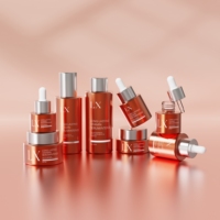 Ensemble de flacons et pots cosmétiques en verre vides de 15 ml, 30 ml, 50 ml, 100 ml, 150 ml, flacon pompe givré ambré pour sérum et lotion, pour l'emballage des soins de la peau