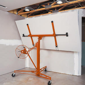 Tugas berat <span class=keywords><strong>Drywall</strong></span> pengangkat kerekan seluler dapat dikunci plester-papan Jack alat komersial Panel angkat roda untuk Hotel dilipat <span class=keywords><strong>Drywall</strong></span> - Product Image 6