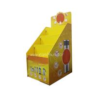 Boîte de présentation de comptoir en carton ondulé kraft pliable avec fermeture magnétique, logo personnalisé, design élégant en relief, impression offset pour jouets