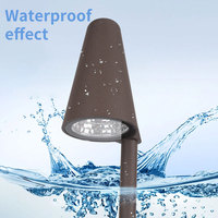 Ahorro de energía LED Solar al aire libre jardín Spike Light Enchufe de tierra de doble cabeza Cuerpo de aluminio Clasificación IP65 Fuente de alimentación eléctrica