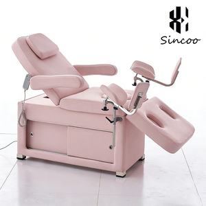 Cama Ginecológica Multifuncional con Gabinete de Almacenamiento, Cama Eléctrica de Masaje, Cama Privada para Exámenes Ginecológicos y Enfermería - Product Image 4