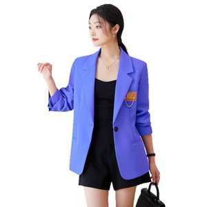<span class=keywords><strong>Chaqueta</strong></span> Casual de <span class=keywords><strong>Traje</strong></span> para Mujer, Nueva Colección Primavera/Verano, <span class=keywords><strong>Talla</strong></span> <span class=keywords><strong>Grande</strong></span>, Blusa Elegante y Holgada para Mujer, Estilo Profesional - Product Image 5