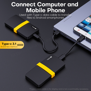Ổ cứng di động ngoài KODAK X200 Pro 1TB SSD, USB3.1, <span class=keywords><strong>mini</strong></span>, di động, dung lượng 256GB, 512GB, 1TB, 2TB cho Laptop, Smartphone, PS4, PC, <span class=keywords><strong>MAC</strong></span> - Product Image 2