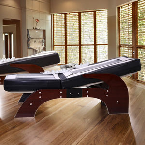 新趋势脊柱腰椎牵引加热热疗脊椎按摩疗法电气石玉石滚轮水疗床红外线按摩床 - Product Image 4