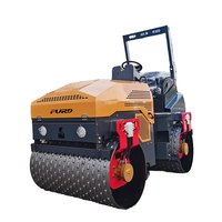 Rouleau vibratoire FURD de 4 tonnes, rouleau à double roue, compacteur de sol robuste