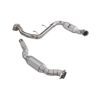 Tuyaux d'échappement modifiés de haute qualité avec bouclier thermique pour Ford F-150 Raptor 3.5TT Gen3, améliore la puissance du bi-turbo sur toutes les gammes de vitesses