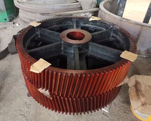 Engranaje helicoidal grande de fundición giratoria de alta resistencia fabricante de reducción de excavadora pesada - Product Image 5