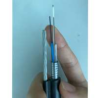 Penjualan Panas Harga Pabrik 24 48 72 96 Core Gyxtc8S Kabel Serat Optik Single Mode/Multimode Model Figure 8 Self Support Udara PBT Loose