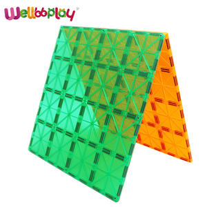 Piastrelle Magnetiche Super Quadrate, Gioco Educativo di Costruzione per Bambini 5-7 Anni, 50 Pezzi in Plastica ABS - Product Image 4
