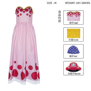 Femme Big Mom Anime Charlotte Linlin Cosplay Costume AOKG-008-22 avec des robes élégantes pour Halloween - Product Image 5