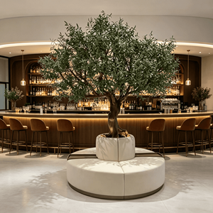 Olivo Artificial Ultra Realista Personalizado, Fácil de Montar y Desmontar con Entrega a Domicilio para Decoración de Hoteles y Oficinas - Product Image 4