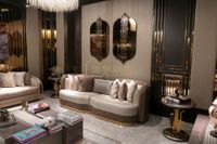 Villa Wohnkultur Luxus lösung Italien moderne klassische Möbel komplette Couch Wohnzimmer Sofa Set Möbel Wohnzimmer