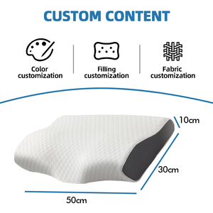 Oreiller de sommeil en mousse à mémoire de forme profilé SUREWALHOME pour soulager les douleurs cervicales, oreiller de soutien du cou pour dormeurs sur le côté, le dos et le ventre - Product Image 6