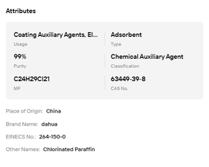 Parafina Clorada Líquida CPW 52% Grado Industrial para Plastificante - Product Image 6