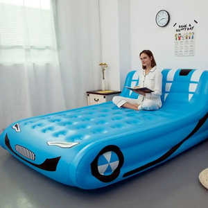 Nouveau <span class=keywords><strong>matelas</strong></span> pneumatique LA 2026 avec dossier - <span class=keywords><strong>Pompe</strong></span> automatique pour usage intérieur/extérieur, taille simple/double, camping portable - Product Image 2