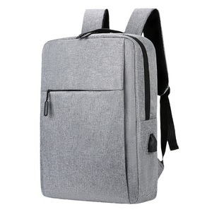 <b>Laptop</b> <b>Backpack</b> 20-35L USB Charging Business Travel Unisex Solid Color Shoulder Straps - Product Image 5