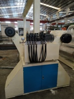 Machine de fabrication de boîtes en carton remise à neuf d'occasion machine à support hydraulique sans arbre