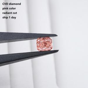 Stars gem Easy <span class=keywords><strong>Tester</strong></span> Pass Cvd Strahlungs schliff 2,5*3,5mm Konflikt frei Diamant rosa Diamant Cvd Nahkampf Kleines Nahkampf Diamant labor - Product Image 1
