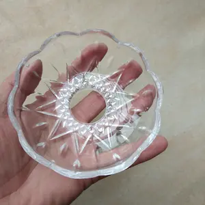 シャンデリアランプウォールライトbobeche透明ガラス中国サプライヤー