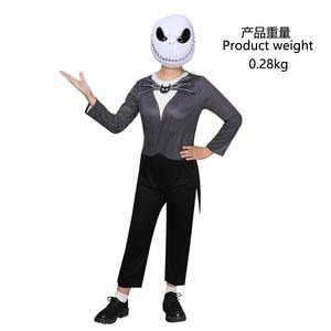 Disfraz <span class=keywords><strong>de</strong></span> Halloween <span class=keywords><strong>Jack</strong></span> <span class=keywords><strong>Skeleton</strong></span> para hombre y mujer, máscaras <span class=keywords><strong>de</strong></span> Cosplay con rey aterrador, traje <span class=keywords><strong>de</strong></span> fantasma <span class=keywords><strong>de</strong></span> Animal, capa, pantalones, Mono - Product Image 3