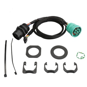 สายเคเบิลวินิจฉัยยานยนต์ Universal J1939 9 พิน แบบ OEM/ODM สีดำ-เขียว พร้อมขายึดและสายแบตเตอรี่ - Product Image 1