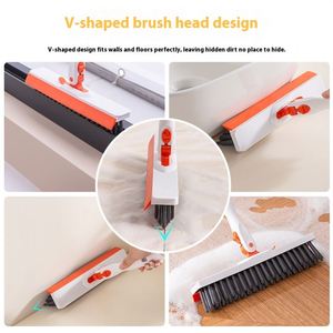 Nouvelle brosse de nettoyage en plastique en forme de V pour joints de carrelage et coins de salle de bain, idéale pour l'entretien des salles de bain transfrontalières - Product Image 3