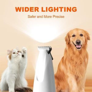 Custom Dog Paw Trimmer 3 in 1 Electric Mini Pet Hair Shaver <strong>Nail</strong> <strong>Cutter</strong> USB Rechargeable Pet Hair Trimmer with LED for Dog <strong>cat</strong> - Product Image 4